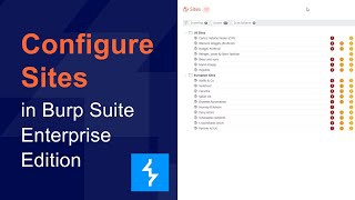 How to configure sites in Burp Suite DAST