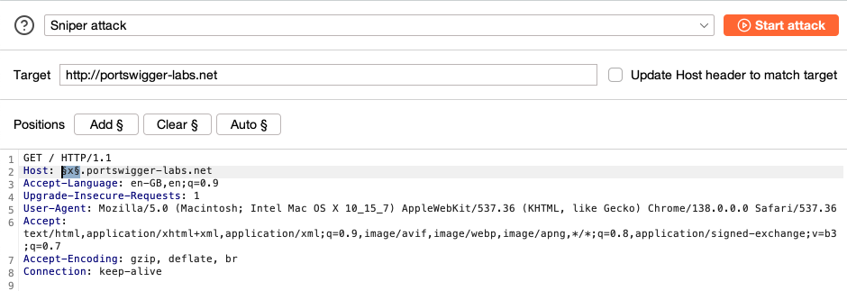 Set payload position